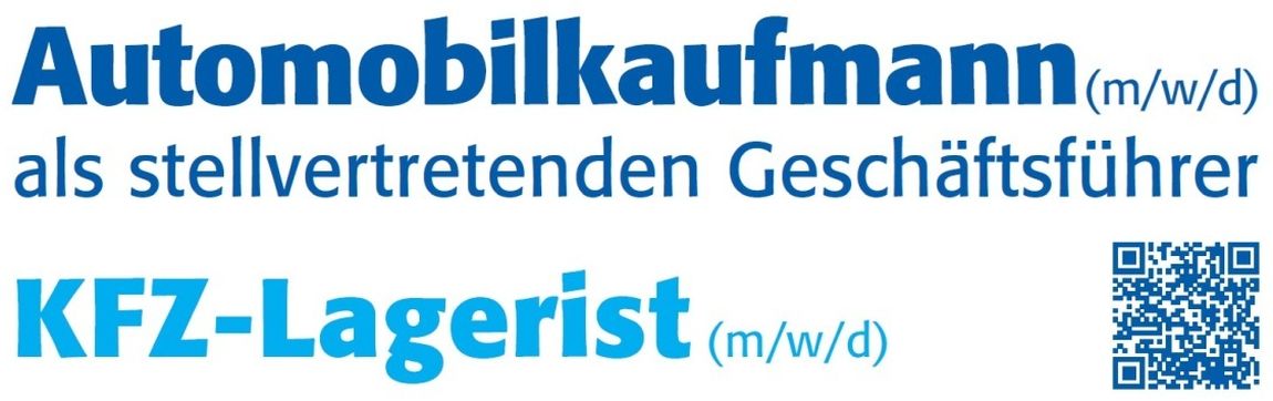 Autohaus Wiaime Wir suchen KFZ Lagerist und stellvertretenden Geschäftsführer 1150